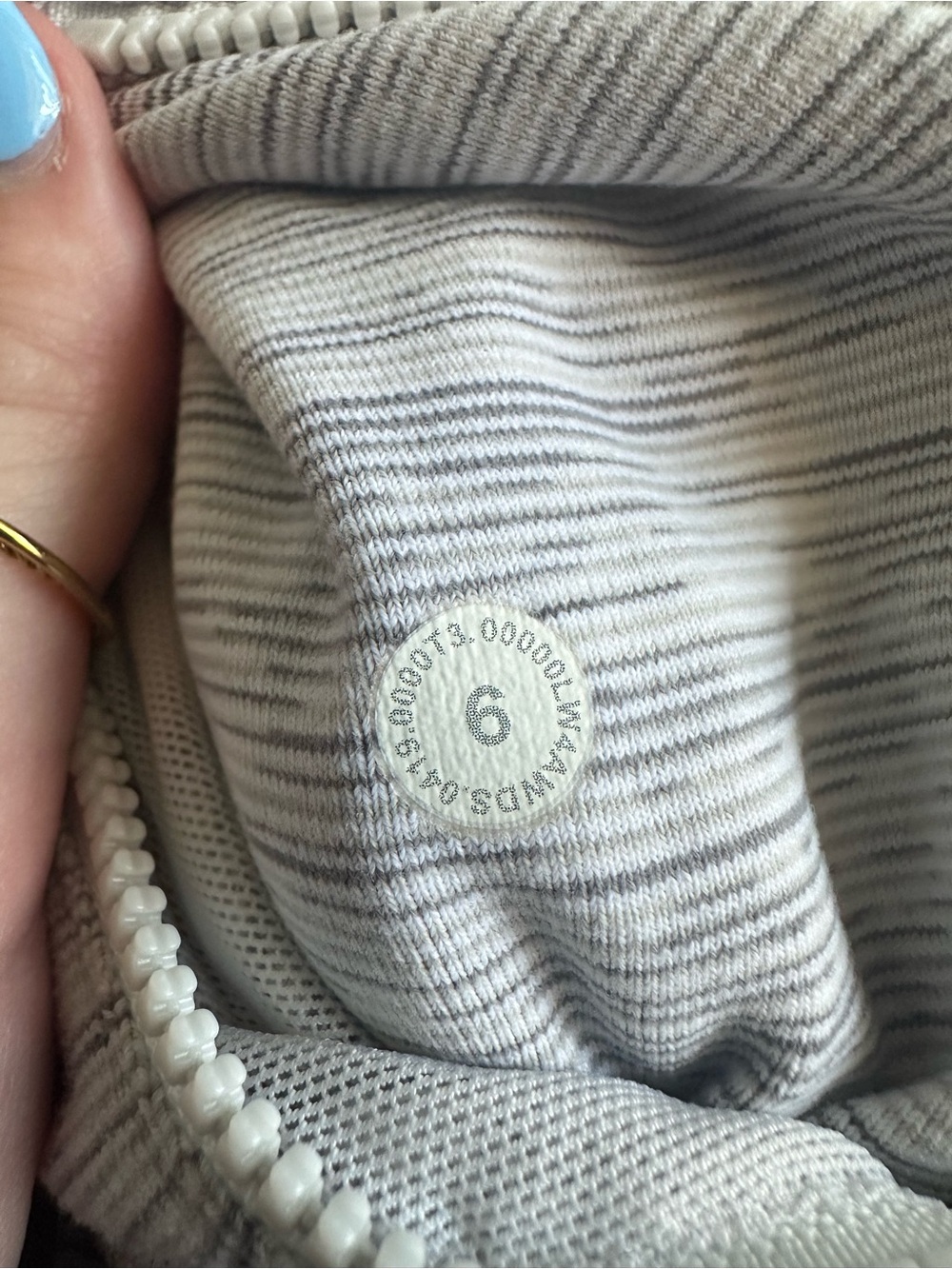 Lululemon Define Jacket LUON Wee Are From Space Nimbus Battleship W4AWDS size 6 - Picture 3 of 6